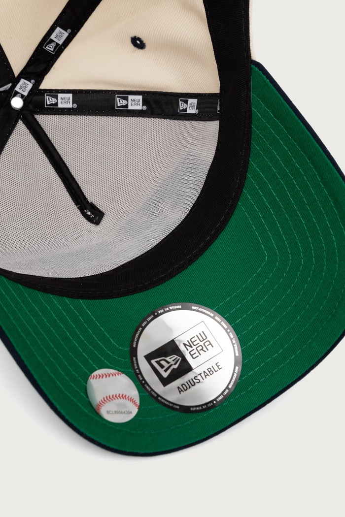 New Era czapka z daszkiem WORDMARK SUEDE E-FRAME beżowy 60915950