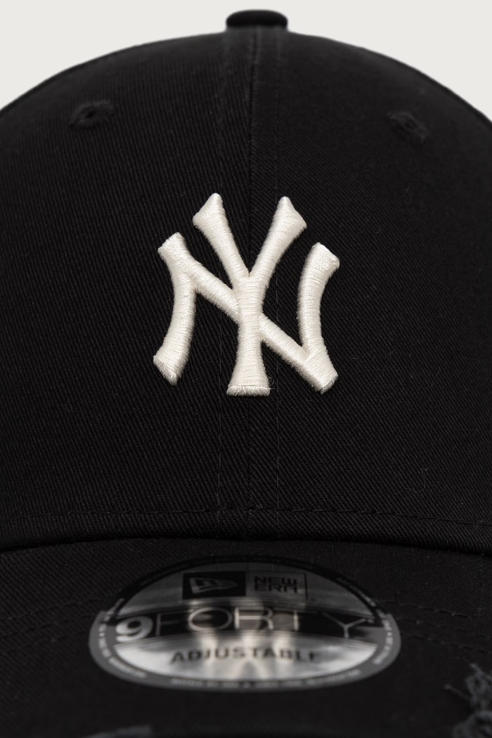 New Era czapka z daszkiem bawełniana STITCHED 9FORTY® 60915981 czarny AW26