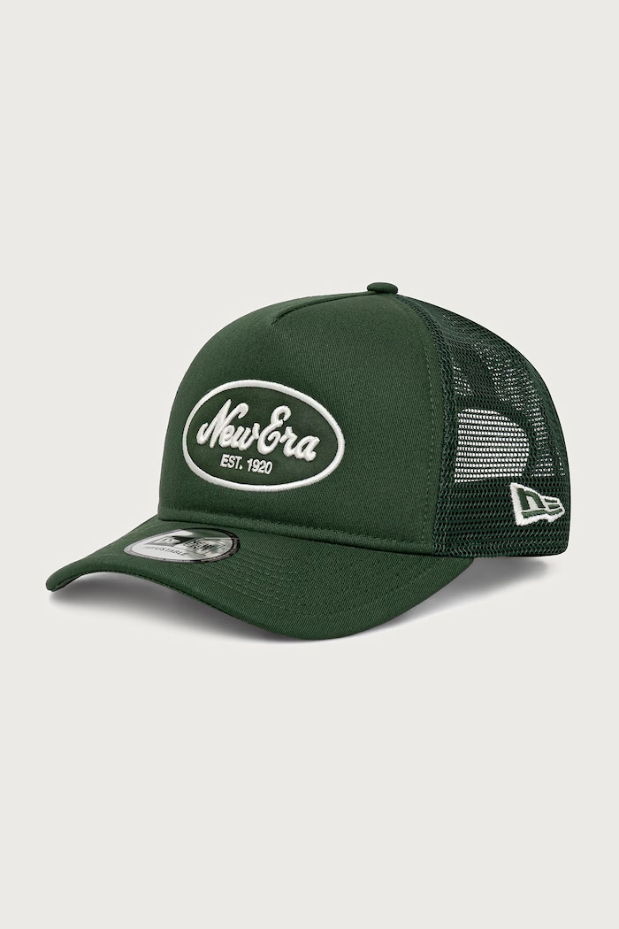 New Era czapka z daszkiem trucker OVAL FOAM PATCH TRUCKER zielony 60915771
