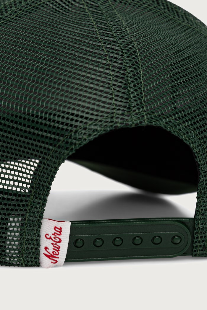 Akcesoria New Era czapka z daszkiem trucker OVAL FOAM PATCH TRUCKER 60915771 zielony