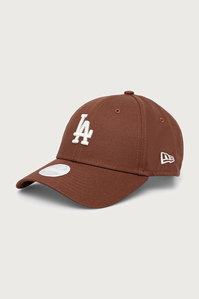 New Era czapka bejsbolówka bawełniana LEAGUE ESS MIDI 9FORTY® brązowy 60915932