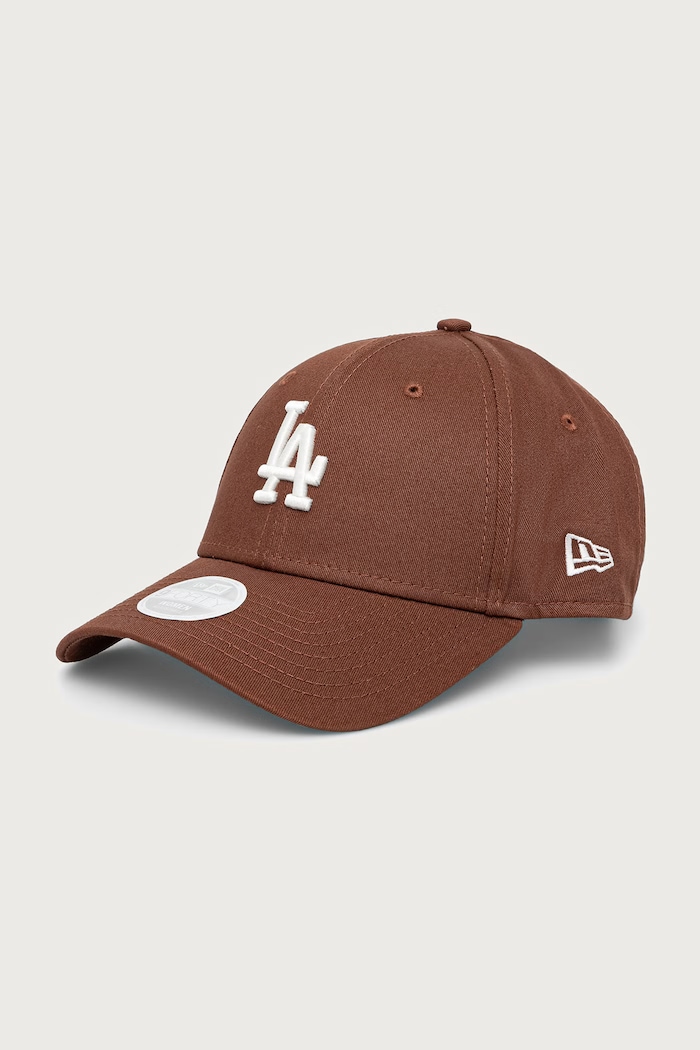 New Era czapka bejsbolówka bawełniana LEAGUE ESS MIDI 9FORTY® brązowy 60915932