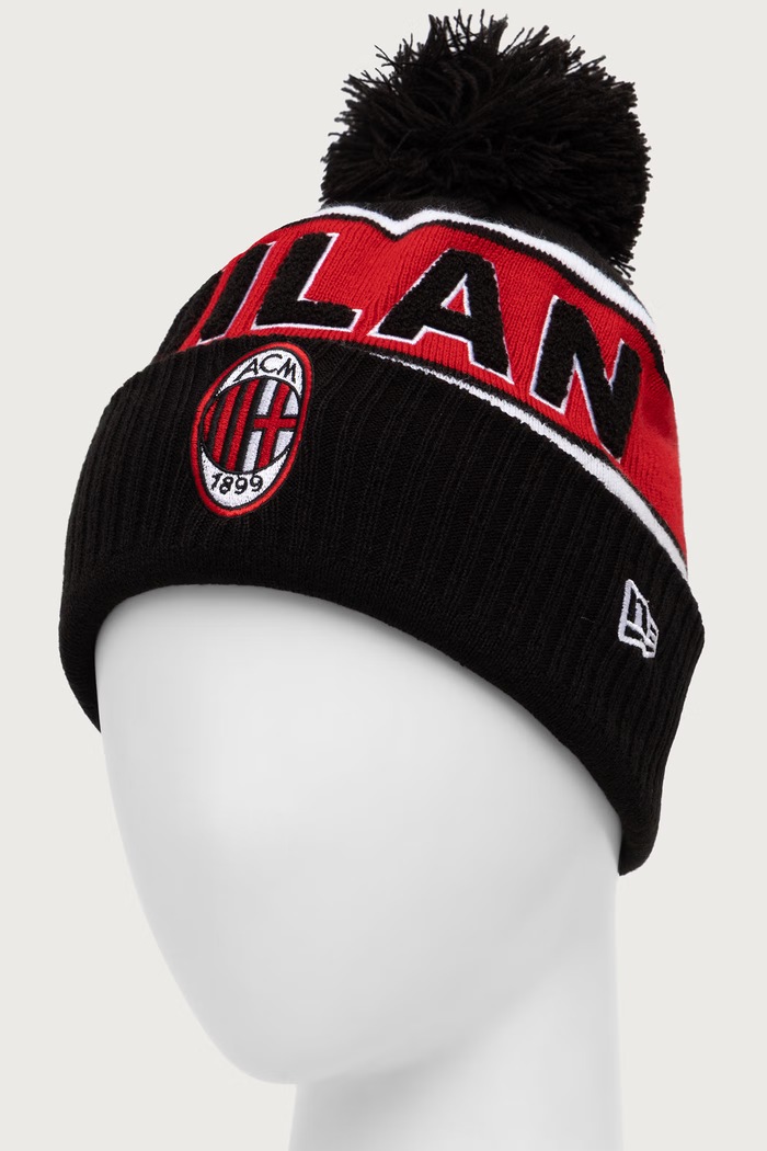 New Era czapka SPORT CUFF AC MILAN 60897709 czarny AW26