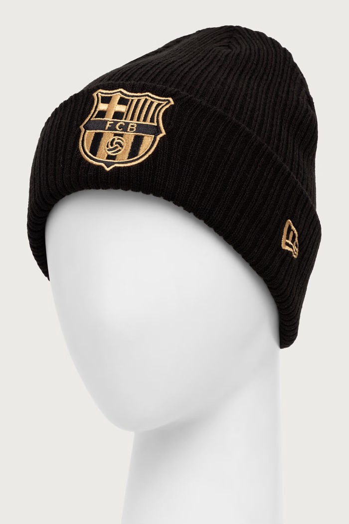 New Era czapka beanie RIBBED CUFF BARCELONA FC 60940764 czarny AW26