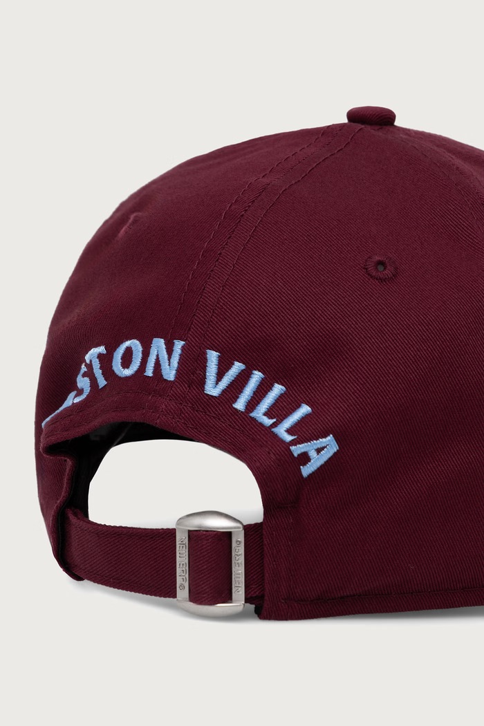 Akcesoria New Era czapka z daszkiem bawełniana 9FORTY® ASTON VILLA FC 60850849 bordowy