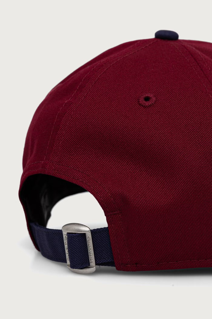 New Era czapka bejsbolówka bawełniana 9FORTY® BARCELONA FC 60940765 bordowy AW26