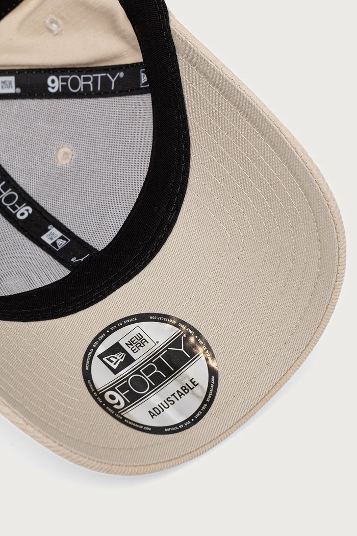 New Era czapka z daszkiem sztruksowa 9FORTY® STADE TOULOUSAIN beżowy 60564731