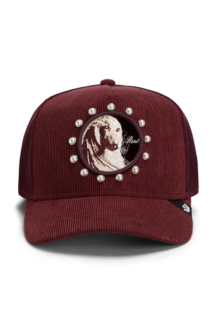 Goorin Bros Czapka z daszkiem Brat in Pearls 101.3408 bordowy AW26