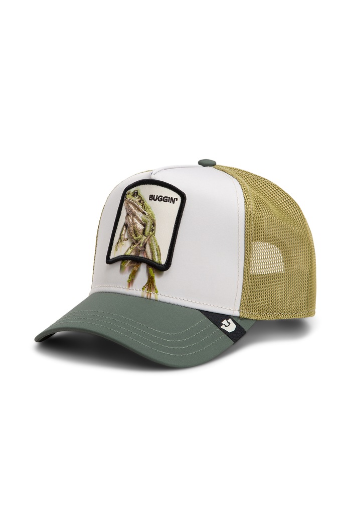 Goorin Bros Czapka z daszkiem trucker Migration - Buggin biały 101.3222