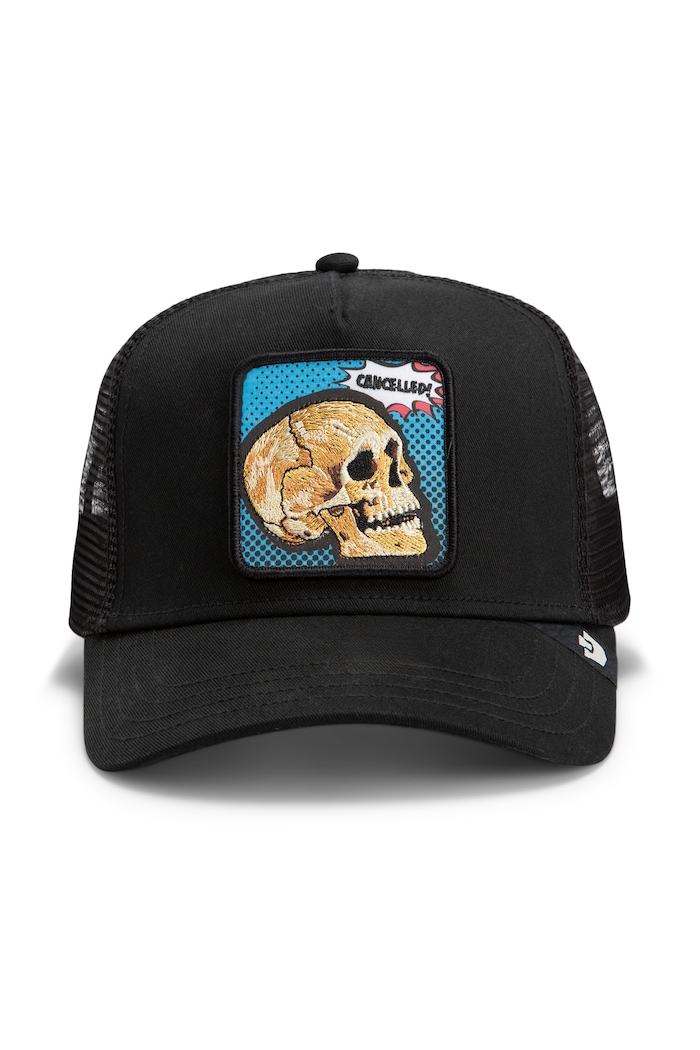 Goorin Bros Czapka z daszkiem trucker POPArt - Cancelled Skull 101.3290 czarny AW26