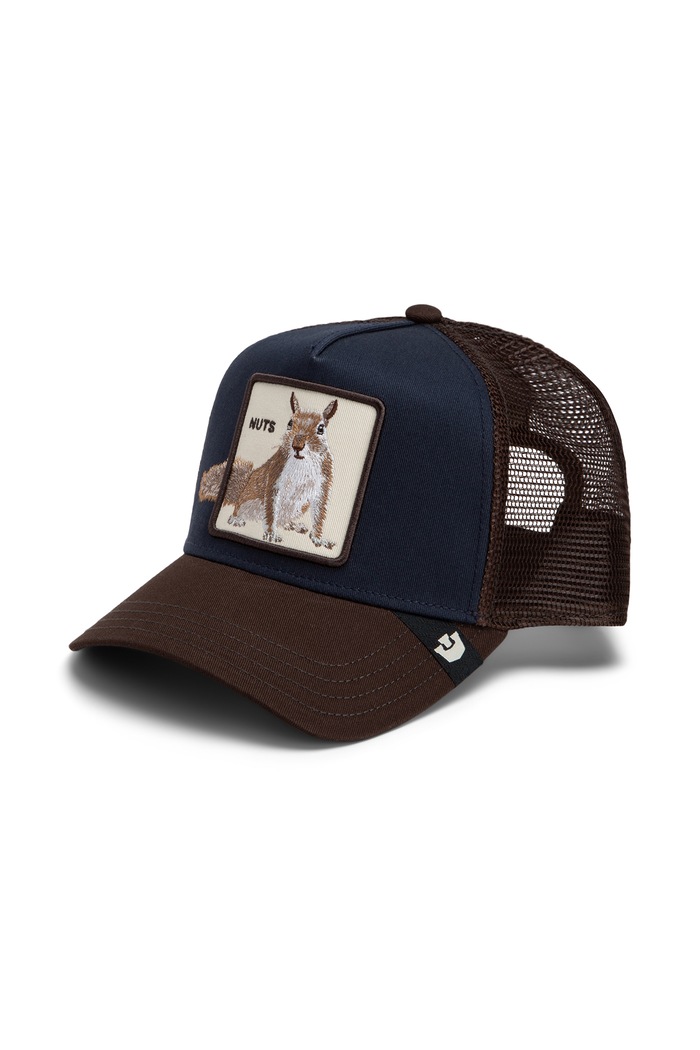 Goorin Bros Czapka z daszkiem trucker Over the Line Squirrel granatowy 101.3739