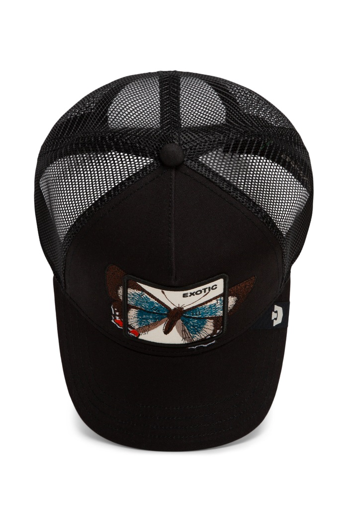 Czapka z daszkiem trucker Over the Line Butterfly Goorin Bros czarny 101.3178