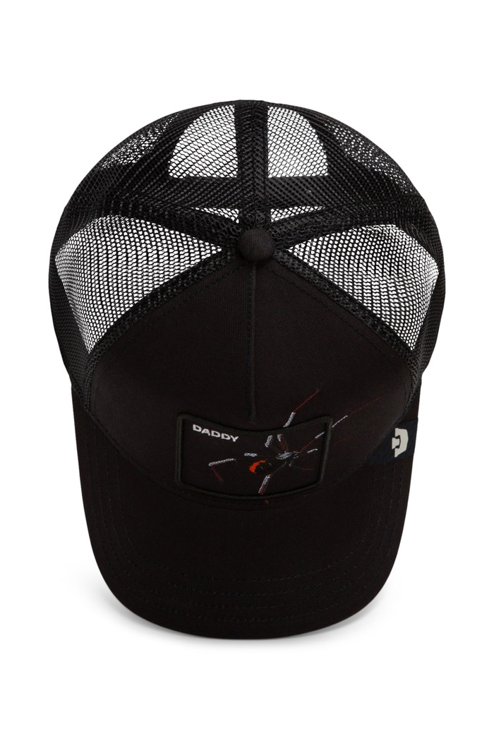 Czapka z daszkiem trucker Over the Line Spider Goorin Bros czarny 101.3177