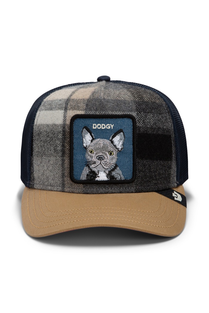 Goorin Bros Czapka z daszkiem trucker z dodatkiem wełny Brit Frenchie 101.3431 granatowy AW26