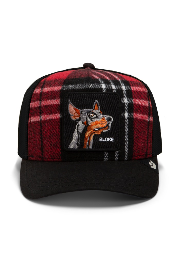 Goorin Bros Czapka z daszkiem trucker z dodatkiem wełny Brit Bloke 101.3435 czarny AW26