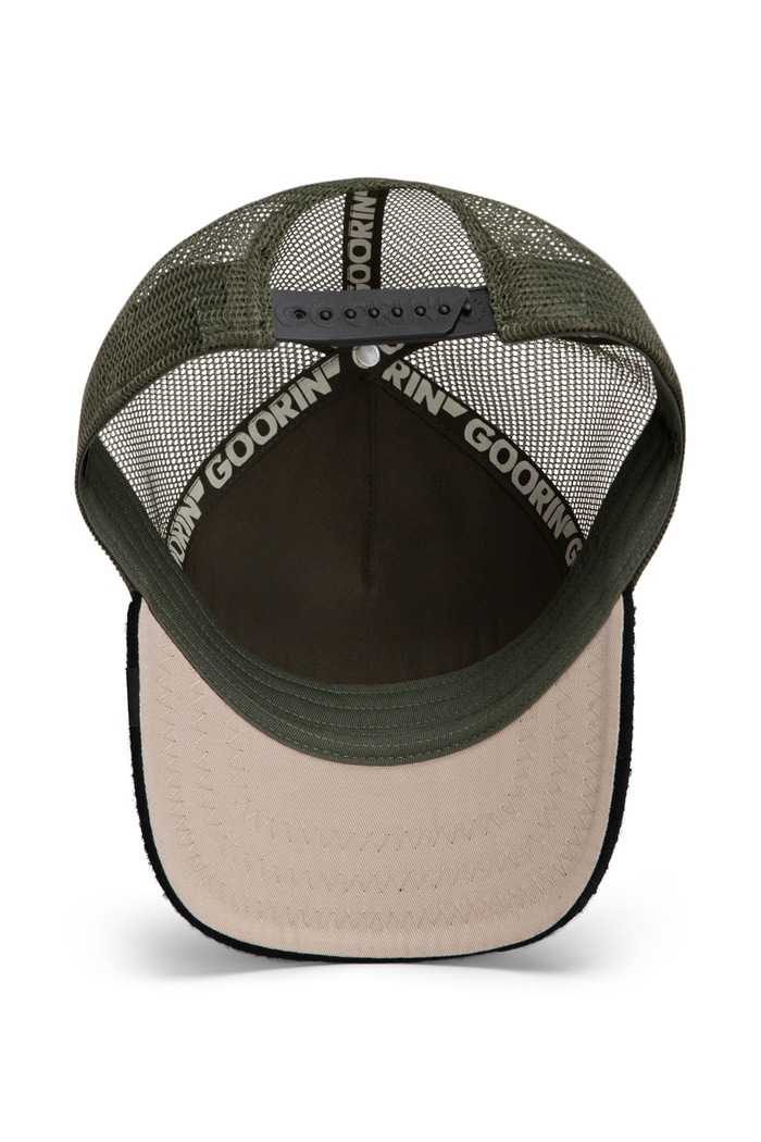 Czapka z daszkiem trucker z dodatkiem wełny Canyon Outlaw Goorin Bros zielony 101.3135