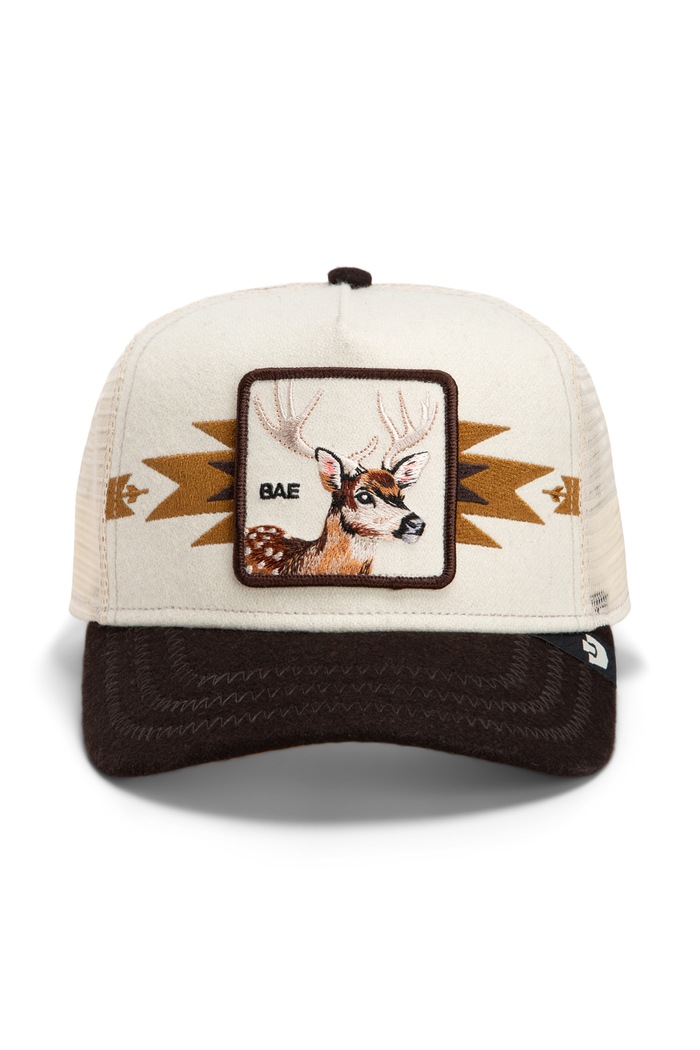 Goorin Bros Czapka z daszkiem trucker Canyon Bae 101.3133 beżowy AW26