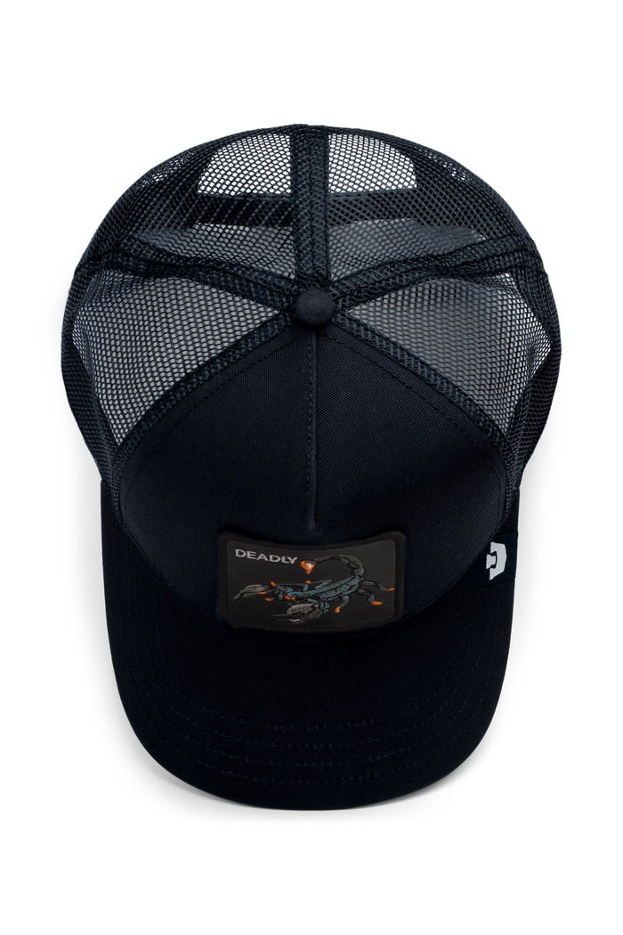 Czapka z daszkiem trucker Deadly Scorpion Goorin Bros czarny 101.1661