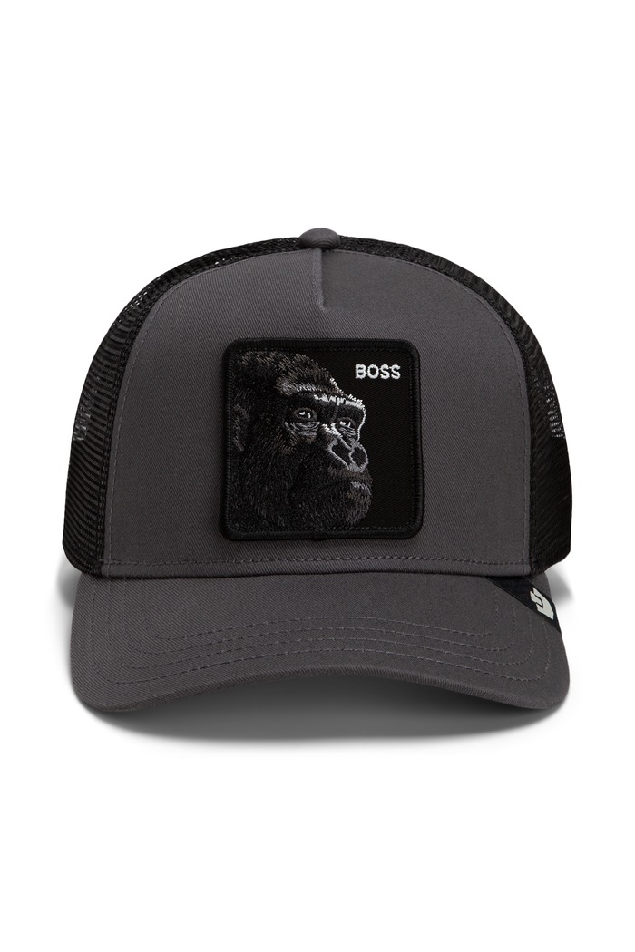 Goorin Bros Czapka z daszkiem trucker The Boss Trucker 101.3836 szary AW26