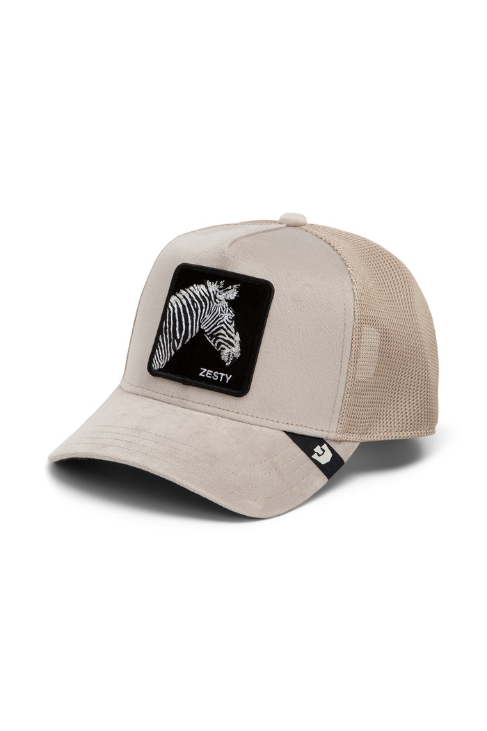 Goorin Bros Czapka z daszkiem trucker welurowa Velour Zesty beżowy 101.3679