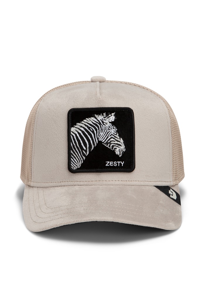 Goorin Bros Czapka z daszkiem trucker welurowa Velour Zesty 101.3679 beżowy AW26
