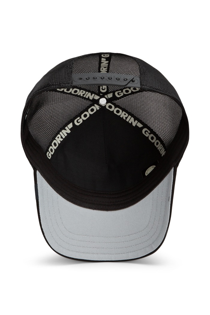 Goorin Bros Czapka z daszkiem trucker z imitacji zamszu Suede Cancelled Skull Trucker 101.3743
