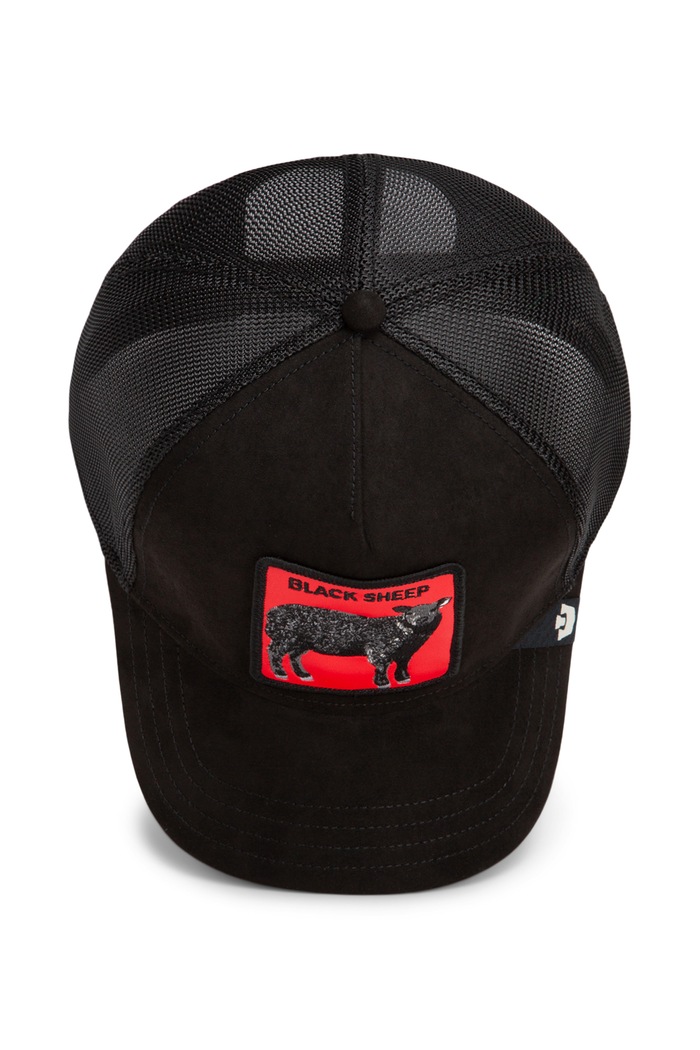 Czapka z daszkiem trucker Pecora Nera Rossa Goorin Bros czarny 101.3841