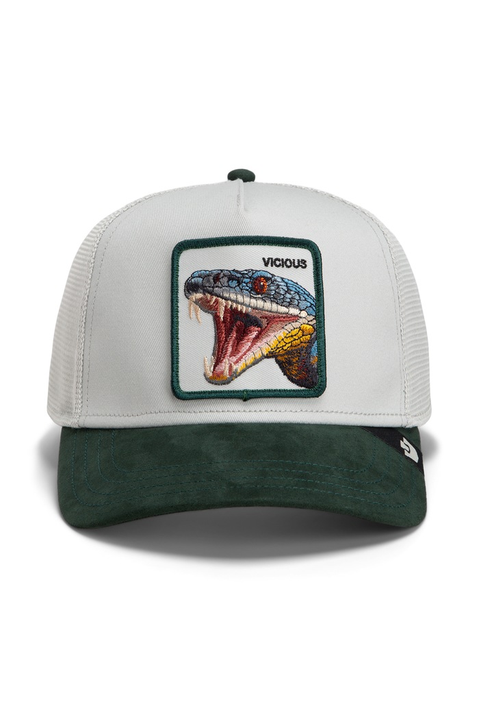Goorin Bros Czapka z daszkiem trucker Suede Snake 101.3859 szary AW26