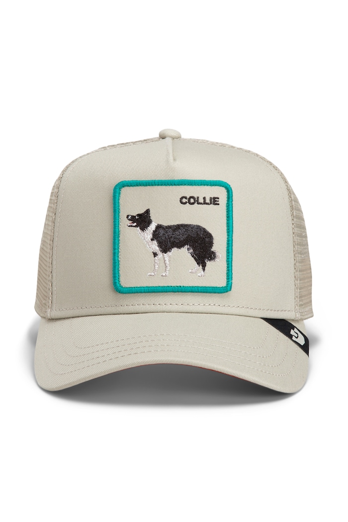 Goorin Bros Czapka z daszkiem trucker Shadow Border Collie 101.3406 beżowy AW26
