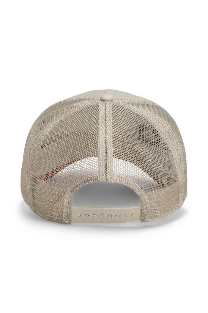 Czapka z daszkiem trucker Shadow Border Collie Goorin Bros 101.3406 beżowy