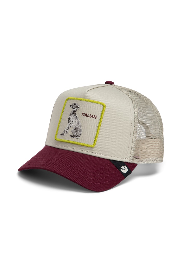 Goorin Bros Czapka z daszkiem trucker Shadow Italian Greyhound beżowy 101.3414