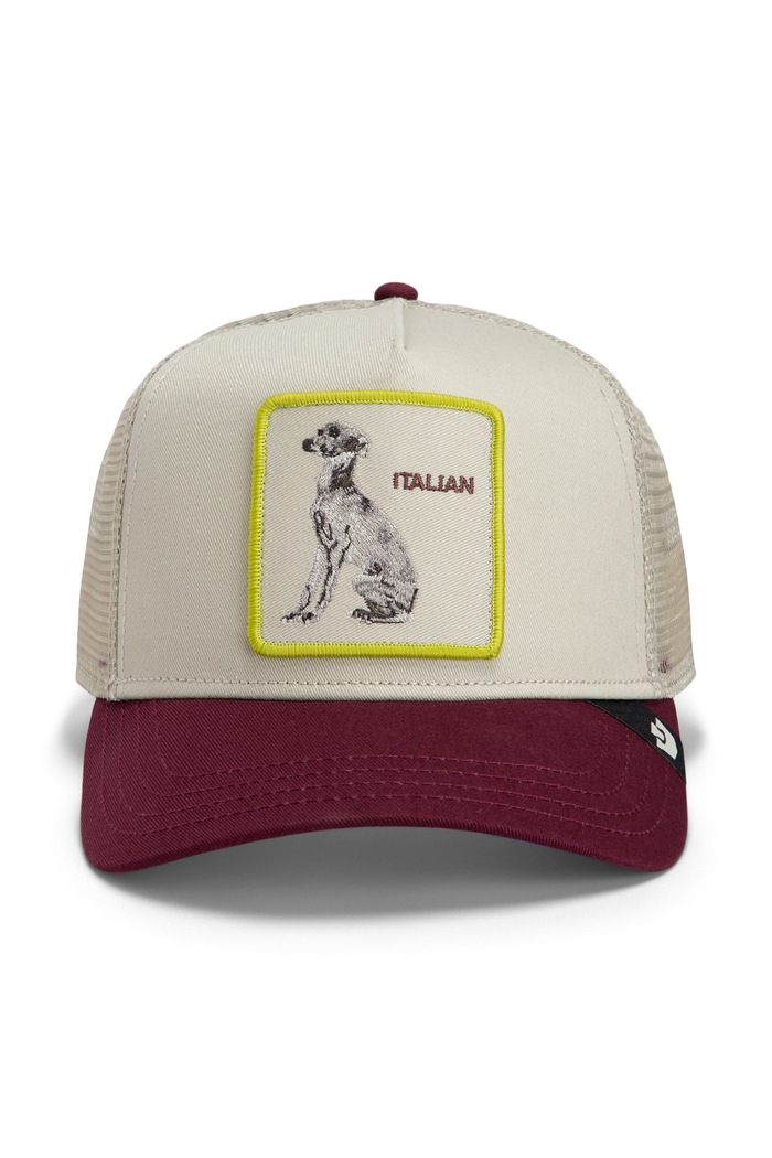 Goorin Bros Czapka z daszkiem trucker Shadow Italian Greyhound 101.3414 beżowy AW26