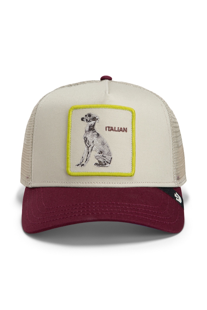 Goorin Bros Czapka z daszkiem trucker Shadow Italian Greyhound 101.3414 beżowy AW26