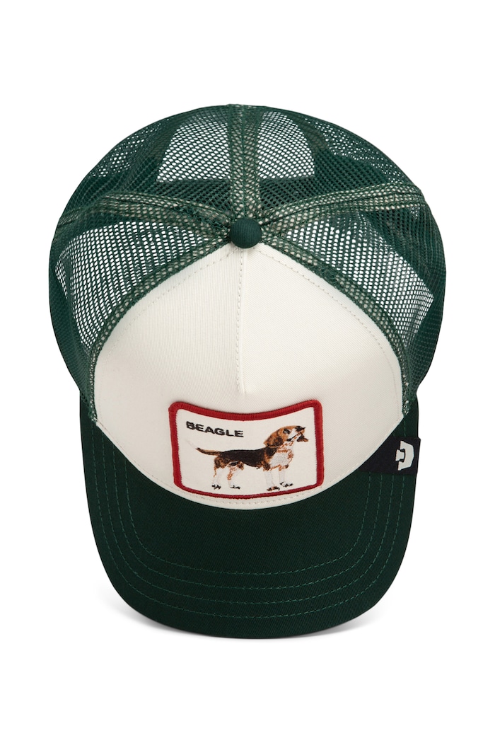 Czapka z daszkiem trucker Shadow Beagle Goorin Bros biały 101.3415