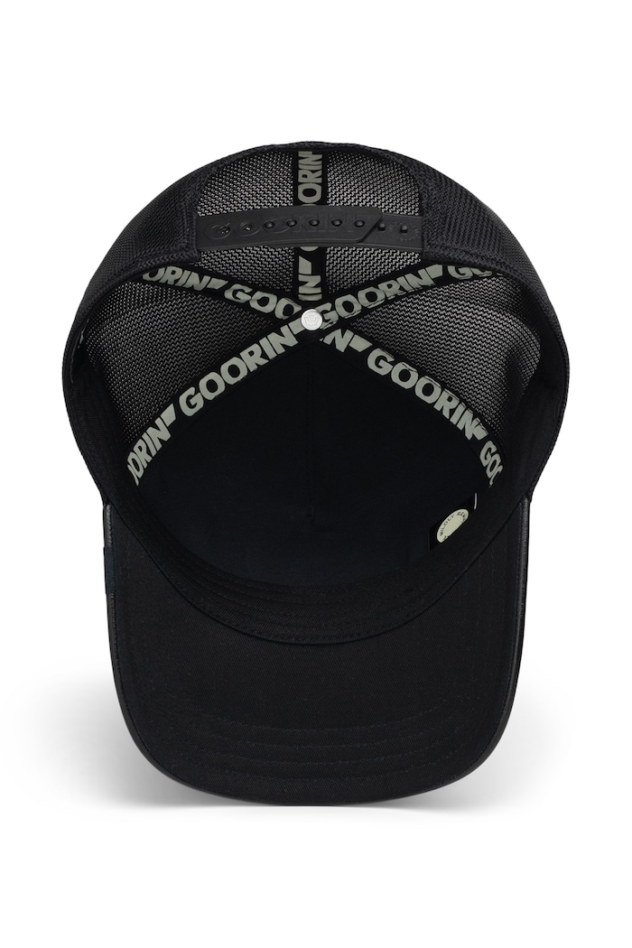 Goorin Bros Czapka z daszkiem trucker z imitacji skóry Faux Leather Bear 101.3167