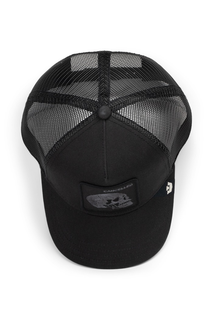 Czapka z daszkiem trucker Tonal Skull Goorin Bros czarny 101.3712