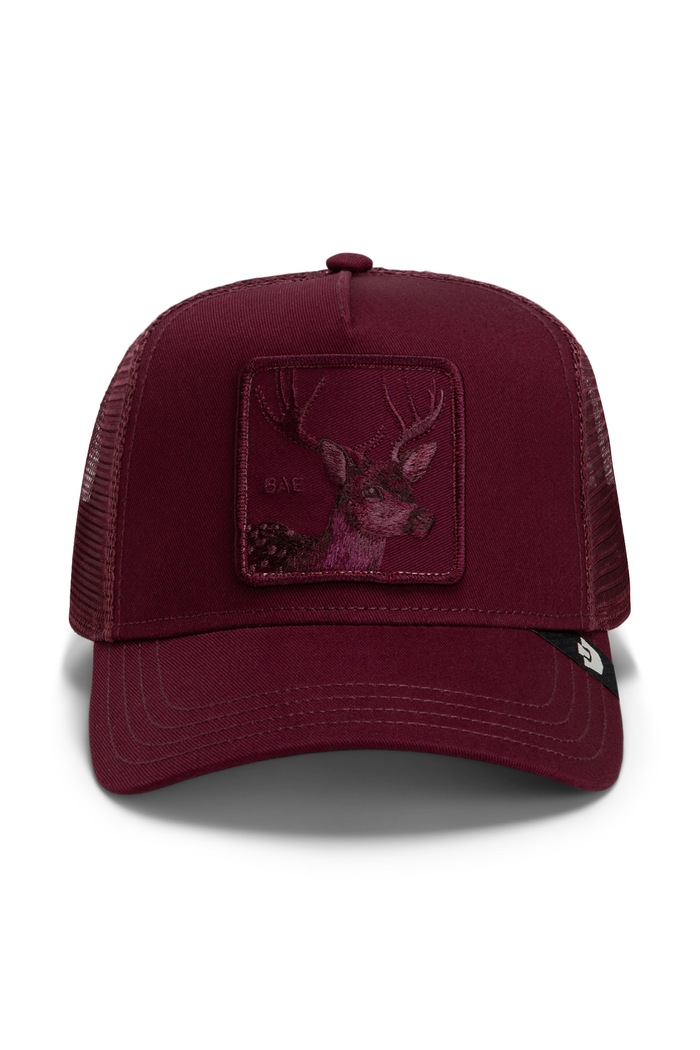 Goorin Bros Czapka z daszkiem trucker Tonal Bae 101.3710 bordowy AW26