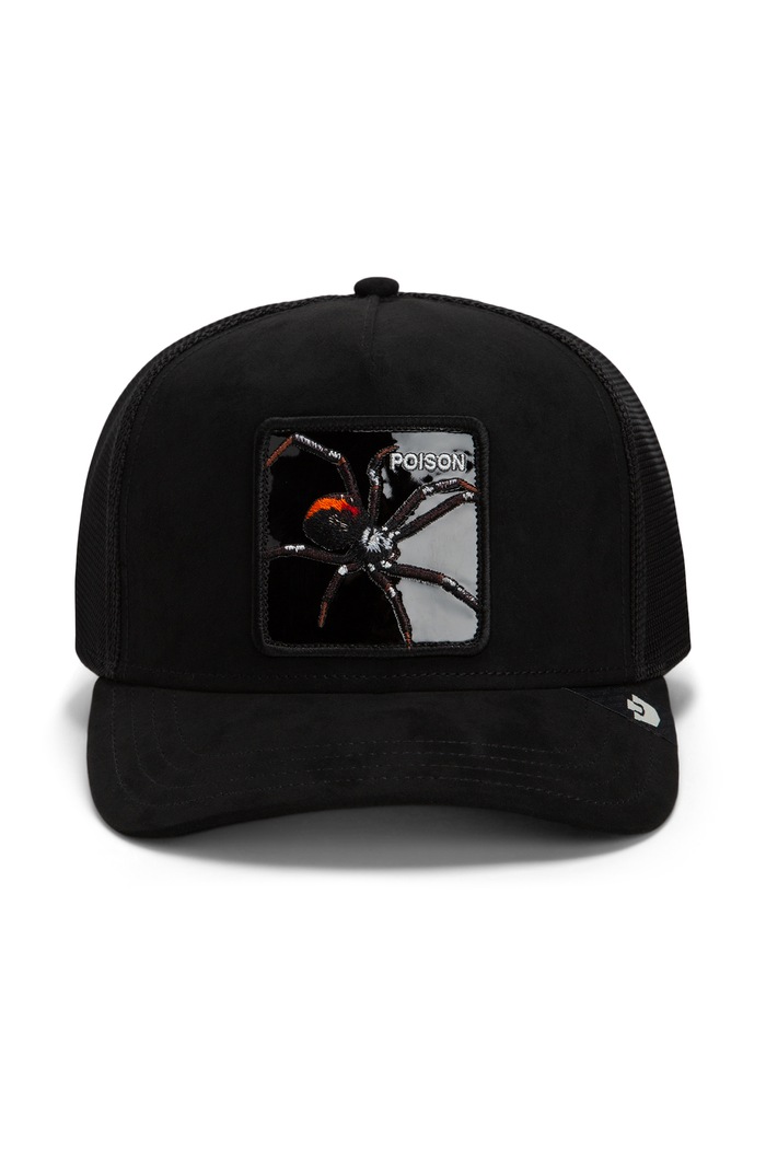 Goorin Bros Czapka z daszkiem trucker Black Out Spider 101.3837 czarny AW26