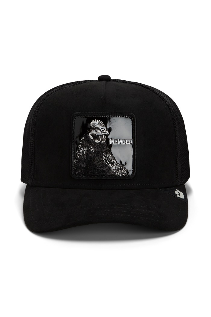Goorin Bros Czapka z daszkiem trucker Black Out Rooster 101.3838 czarny AW26