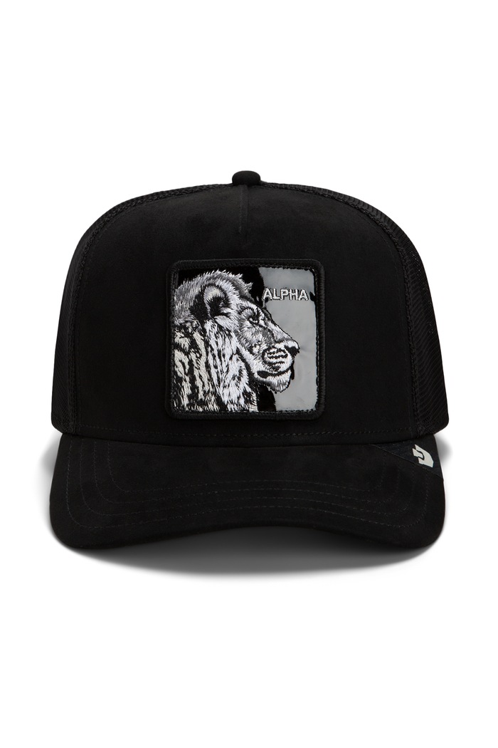 Goorin Bros Czapka z daszkiem trucker Black Out Lion 101.3839 czarny AW26