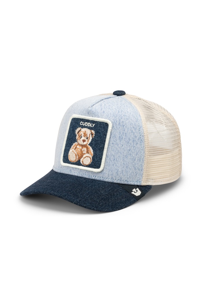 Goorin Bros Czapka z daszkiem trucker Denim Cuddly niebieski 101.3152