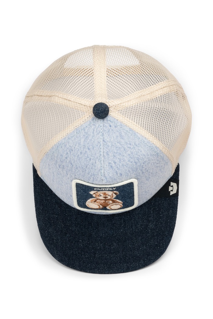 Czapka z daszkiem trucker Denim Cuddly Goorin Bros niebieski 101.3152