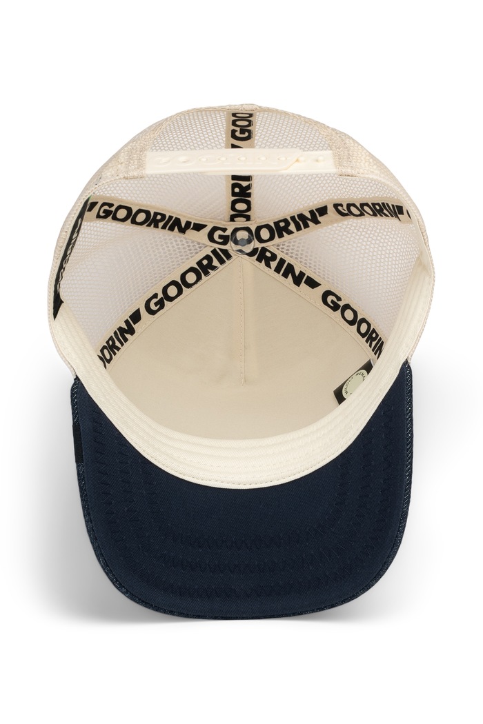 Goorin Bros Czapka z daszkiem trucker Denim Cuddly 101.3152