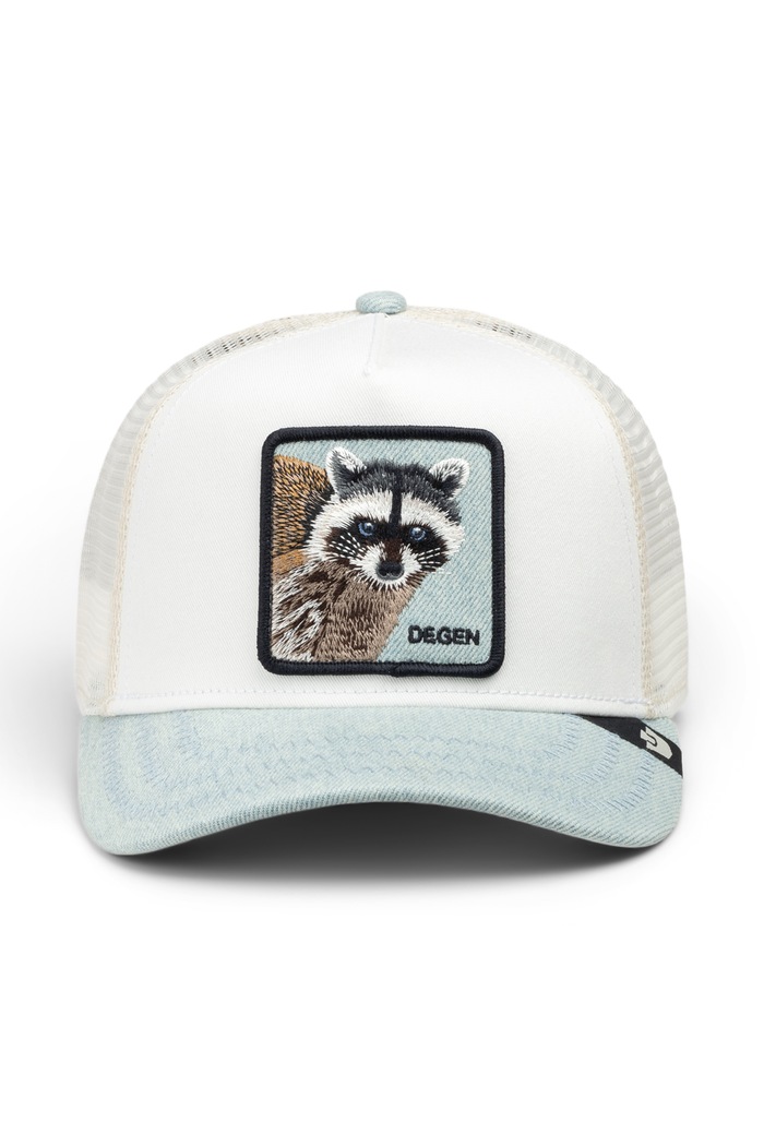 Goorin Bros Czapka z daszkiem trucker Denim Degen 101.3153 biały AW26