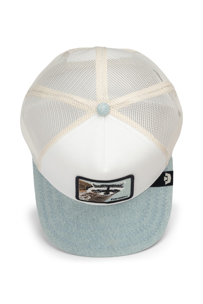Czapka z daszkiem trucker Denim Degen Goorin Bros biały 101.3153