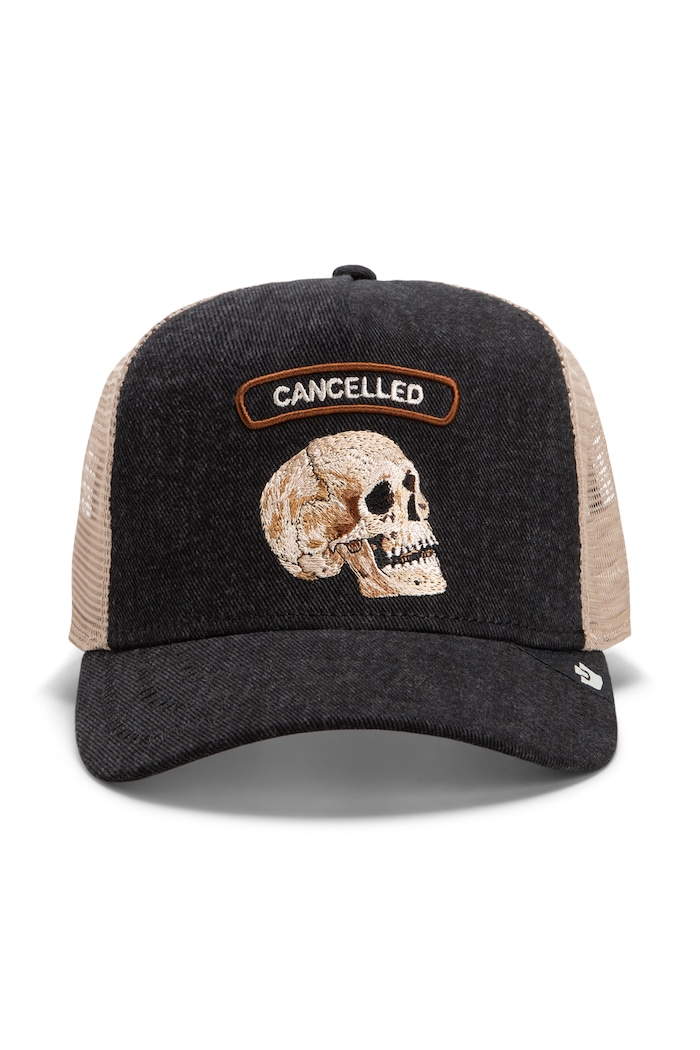 Goorin Bros Czapka z daszkiem trucker jeansowa Cancelled Denim Rocker 101.3142 czarny AW26