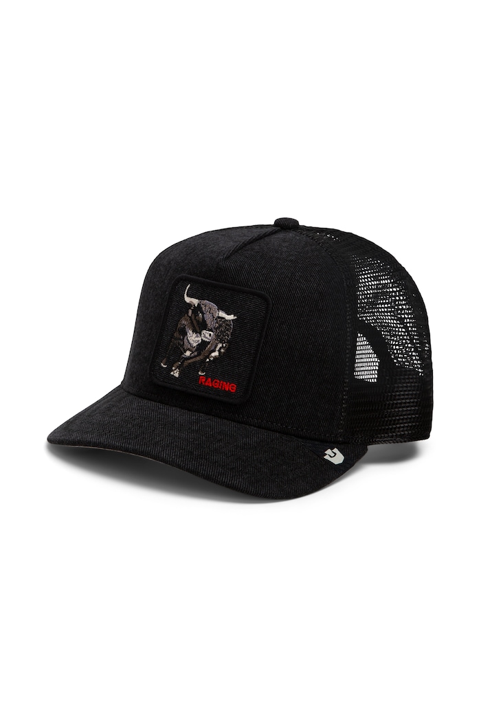 Goorin Bros Czapka z daszkiem trucker jeansowa Raging czarny 101.3158