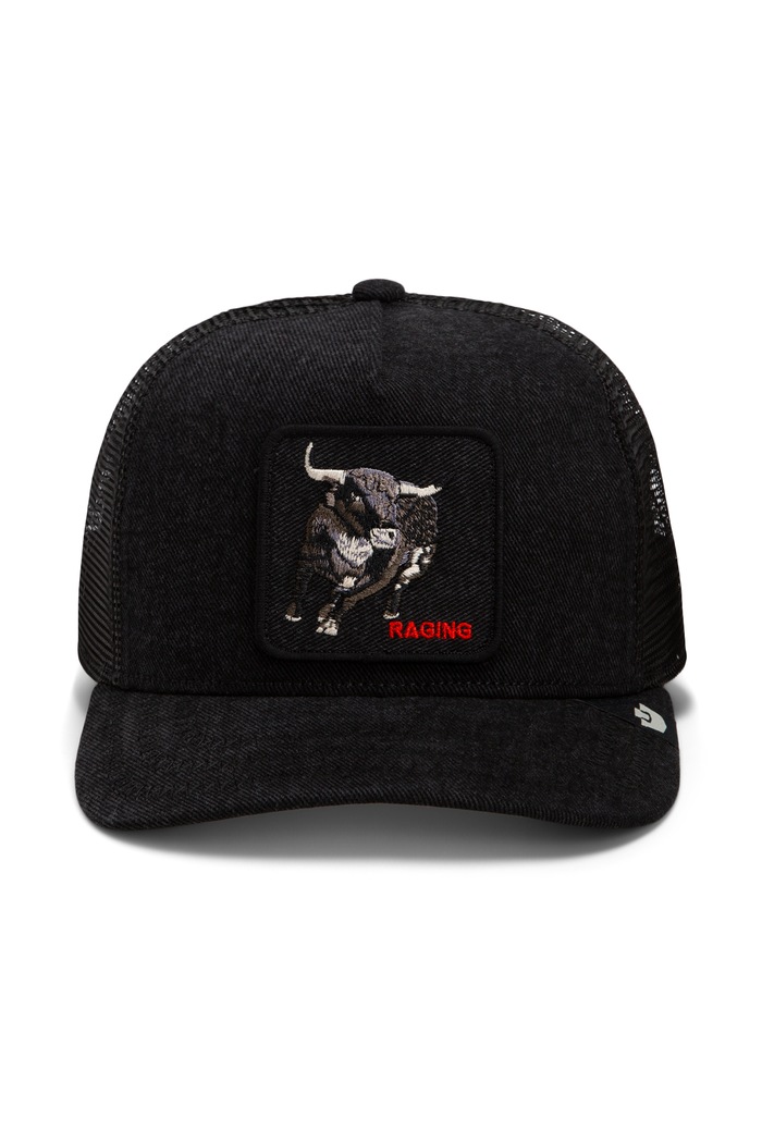 Goorin Bros Czapka z daszkiem trucker jeansowa Raging 101.3158 czarny AW26