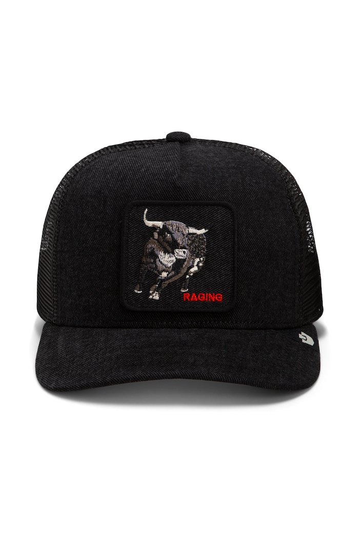 Goorin Bros Czapka z daszkiem trucker jeansowa Raging 101.3158 czarny AW26