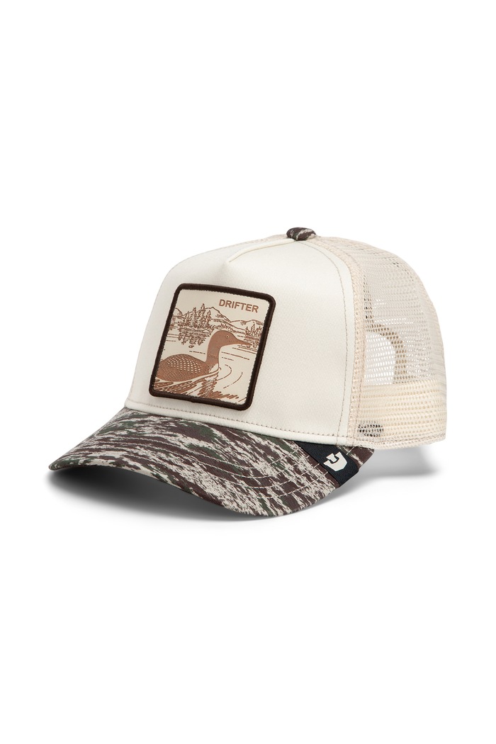 Goorin Bros Czapka z daszkiem trucker Camo Engraved Duck beżowy 101.3667